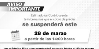 Ayuntamiento modifica horario de tesorería municipal por Semana Santa