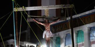 Pasión de Jesucristo en Pueblo Nuevo, tradición de Semana Santa (Foto reportaje)