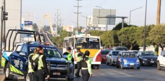 Continúan Operativos de Seguridad en Transporte Público de Puebla