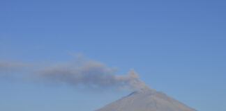 El Popocatepetl inicia abril con poca actividad