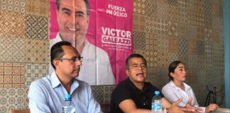 Víctor Galeazzi encabeza encuestas, asegura vocero, Raymundo Cuautli