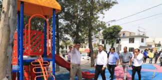 Ayuntamiento Inaugura parque de Lomas de San Miguel
