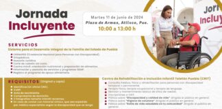 Anuncia SEDIF Jornada Incluyente en Atlixco