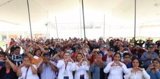 Contribuye gobierno estatal en nutrición de familias de Oriental