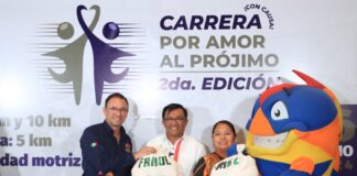 Recibe Congreso donativo de patrocinadores, INPODE y sindicalizados para carrera “Por Amor al Prójimo”
