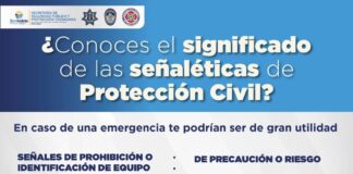 Promueve gobierno de San Andrés Cholula señalamientos en materia de protección civil