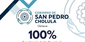 Gobierno de San Pedro Cholula cierra administración con 100% de calificación en transparencia