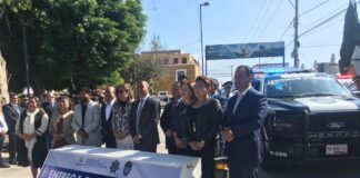 Edmundo Tlatehui entrega 13 nuevas patrullas a la SSPPC
