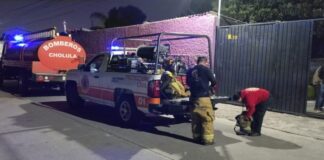 Servicios de emergencia de San Pedro Cholula atienden incidente en fábrica de textiles