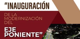 El próximo 10 de agosto será inaugurada la modernización del Eje Poniente en Izúcar de Matamoros