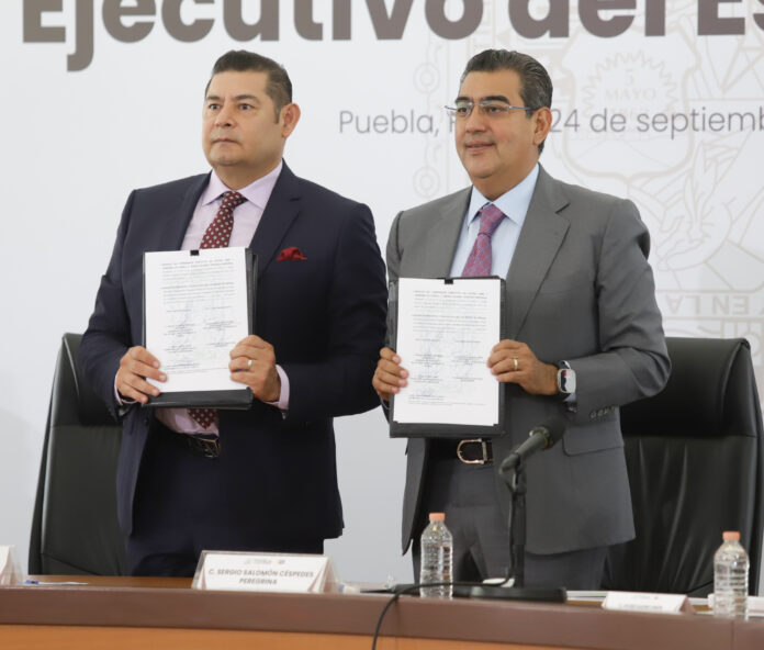GOB SS CP INICIAN SERGIO SALOMÓN Y ALEJANDRO ARMENTA PROCESO DE TRANSICIÓN DEL PODER EJECUTIVO 3
