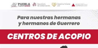 Abre gobierno de Puebla centros de acopio para damnificados de huracán John