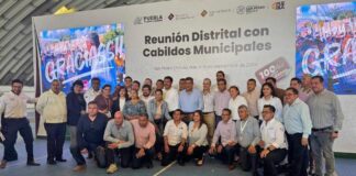 Gobernador se reúne con los cabildos municipales electos de la zona metropolitana en Cholula