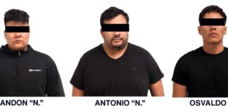 Policía municipal de Puebla recupera dos vehiculos robados con violencia y detiene a tres sujetos