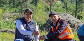 Granjas Carroll de México reforesta con más de 15 mil árboles el ejido Tenextepec