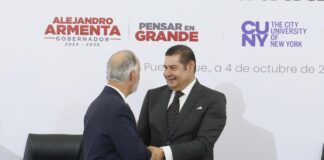 Armenta apuesta por la educación poblana con la firma de convenio con CUNY, Universidad de Nueva York
