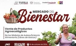 Secretaría del Bienestar, inaugura el “Mercado del bienestar” en conmemoración al Día Mundial de la Alimentación.