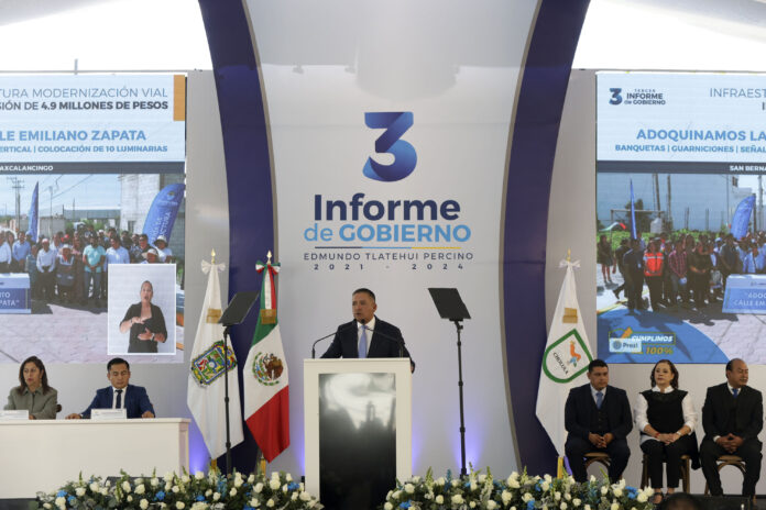 SAN ANDRÉS CHOLULA . TERCER INFORME DE GOBIERNO