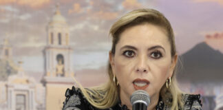 Paola Angon pide continuidad a la seguridad en San Pedro Cholula