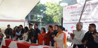 Encabezó edil de Coronango sorteo del SMN