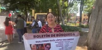 Por 10 meses sin respuestas; marchan familiares y amigos de Guillermo Raúl, desaparecido