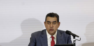 Sergio Salomón reconoce al vicealmirante, nuevo líder de la SSP en Puebla