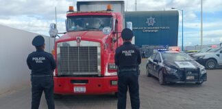 Policía de Coronango recupera tráiler robado en el EdoMex