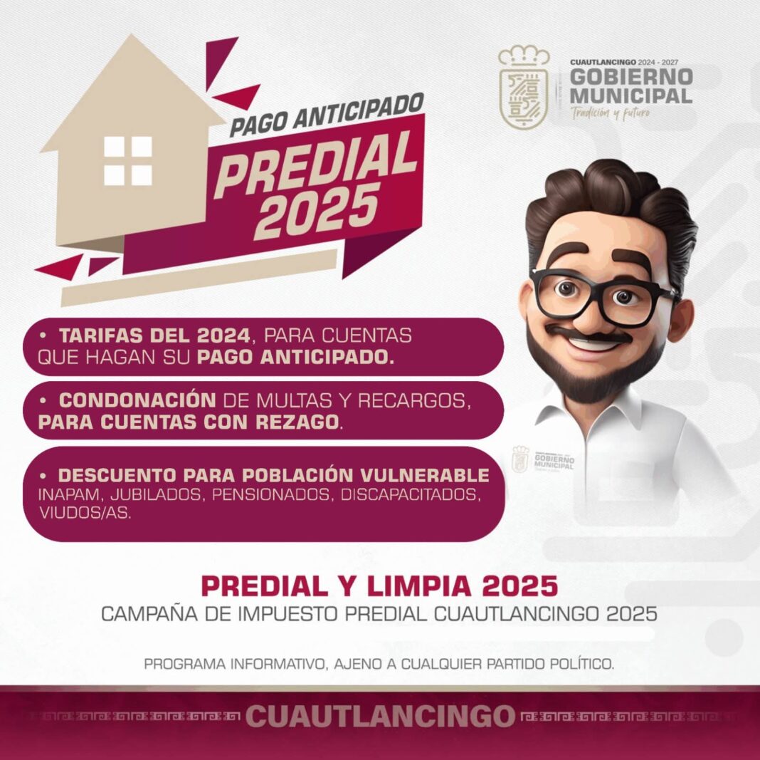 Continúa en Cuautlancingo la campaña de pago anticipado de predial y ...