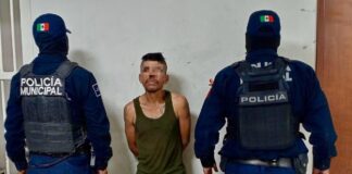 Elementos de la SSCYPC de Cuautlancingo detienen a presunto asaltante en Sanctorum
