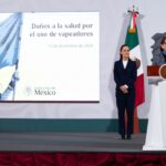 Vapeadores tienen más de 30 sustancias nocivas: Claudia Sheinbaum
