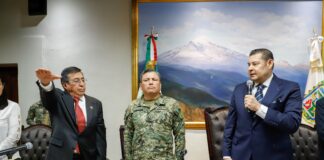 Rinde protesta Humberto Eloy Aguilar Viveros como secretario del CECSNSP