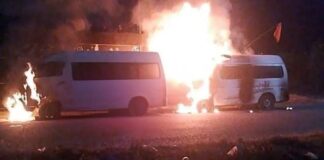FGE confirma conflicto previo en el incendio de cuatro unidades en Ocoyucan