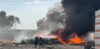 Atiende Coronango 3 incendios en Ocotlán