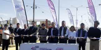 Con la presencia de autoridades estatales, Lupita Cuautle y Edmundo Tlatehui inauguran la Radial a Cacalotepec