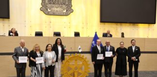 En Congreso del Estado, Club Rotario conmemora su 120 Aniversario