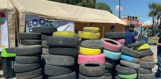 Más de 150 llantas y 70 computadoras han recibido en el programa “Eco Cholula”