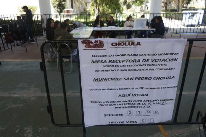SAN PEDRO CHOLULA . ELECCIÓN EXTRAORDINARIA MOMOXPAN