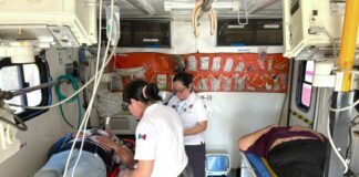 Traslada Suma a 17 lesionados por accidente de transporte público en Blvd. Municipio Libre