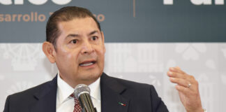 Previo a las elecciones extraordinarias, Alejandro Armenta advierte amenazas del crimen organizado en Chignahuapan
