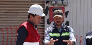 Supervisa David Aysa trabajos de rehabilitación vial en la Capital