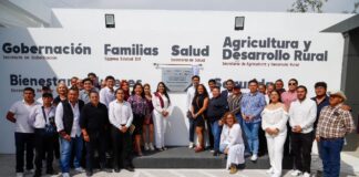 Alejandro Armenta y Tonantzin Fernández inauguran la Casa Carmen Serdán en San Pedro Cholula