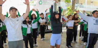 Practica box “La Bonita” Sánchez con 2 mil estudiantes