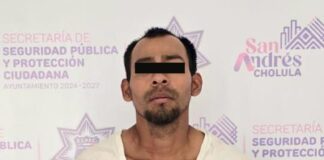 Detiene Policía de San Andrés Cholula a probable responsable de delitos contra la salud