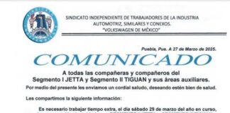 VW a jornada laboral extra en medio de la incertidumbre arancelaria de Trump