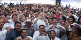 Entrega Armenta más de 30 millones de pesos para 90 obras comunitarias en Ajalpan