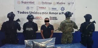 Detienen SSP y SEMAR a hombre que portaba ilegalmente un fusil AR-15