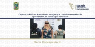 Capturó FGE en Nuevo León a presunta secuestradora de Puebla