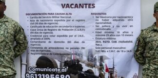 Abierto el Reclutamiento SEDENA para soldado de caballería en la Bolsa de Trabajo municipal