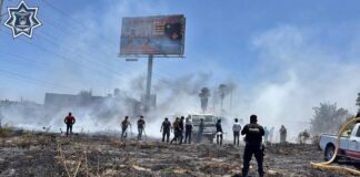 Se reportan dos incendios, uno en Coronango y otro entre los límites territoriales de Cholula y Juan C. Bonilla