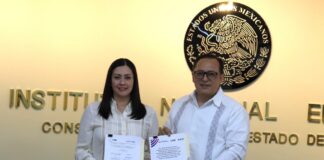 INE e IEE suman esfuerzos para promover participación ciudadana en elección del Poder Judicial